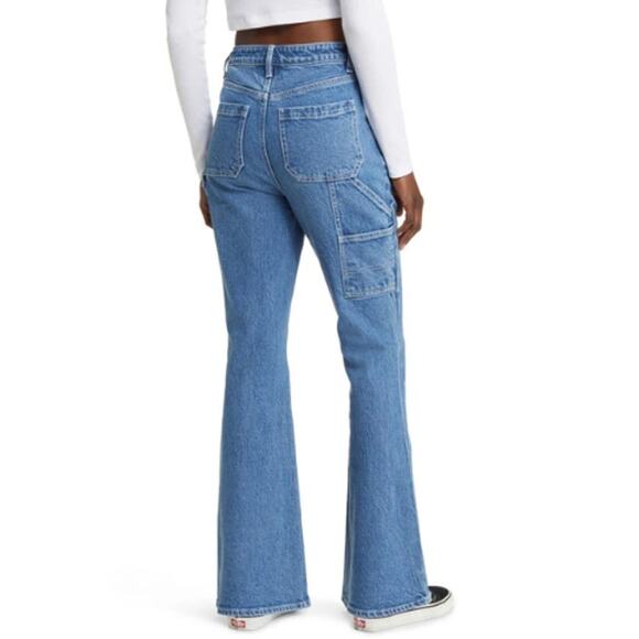 NEW PACSUN Women's High Rise Carpenter Bootcut Jeans Size 27 - Picture 2 of 9